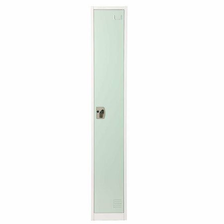 Adiroffice Large Single Door Locker, Misty Green, 2PK ADI629-201-MGRN-PKG-2